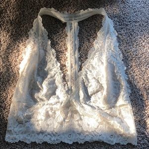 Free people white bralette NWOT